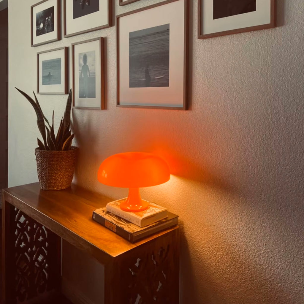 Mushroom Lamp | Blood Orange