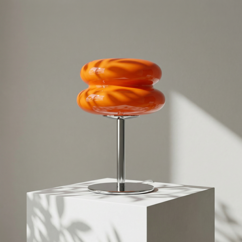 Atomic Orange Table Lamp