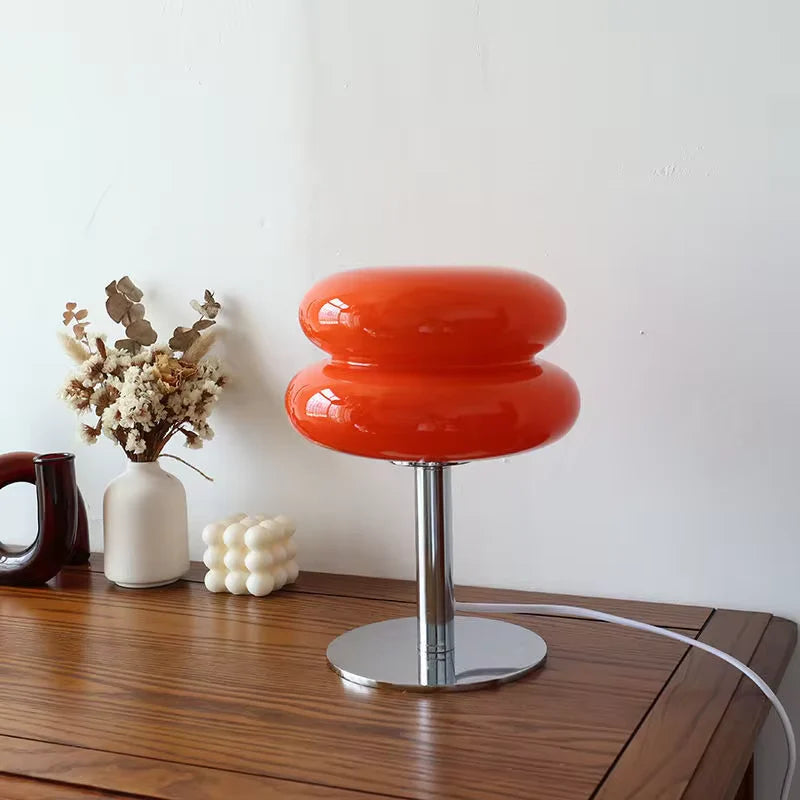 Atomic Orange Table Lamp
